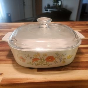 Corningware 2 quart Wildflower casserole